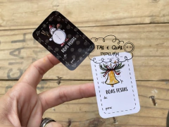 017 - Adesivos DE/PARA Natal Personalizados