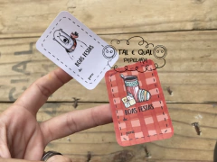017 - Adesivos DE/PARA Natal Personalizados - Tal e Qual Papelaria