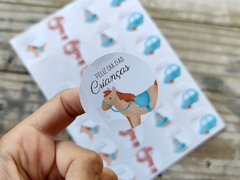 013 - 24 Adesivos dia das CRIANÇAS 4 cm - Pronta Entrega - Tal e Qual Papelaria