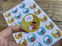 025 - Adesivos Dia dos Professores Personalizados - (cópia)