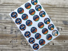 003 - 24 Adesivos festa junina 4 cm - Pronta Entrega - loja online