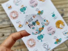 015 - Adesivos Pascoa Personalizados