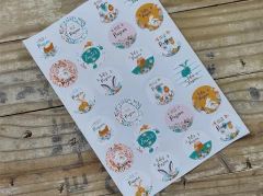 015 - Adesivos Pascoa Personalizados