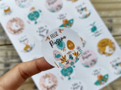 Imagem do 015 - Adesivos Pascoa Personalizados