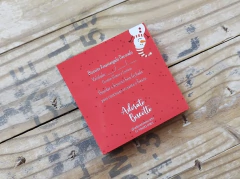 020 - Cartão com Bolso para Biscoito Bolacha Cookie NATAL 11,5 x 11,5 cm Personalizado - (cópia) - comprar online