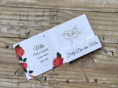 041 - Cartão com Bolso para Biscoito Bolacha Cookie Dia das mães Personalizado - comprar online