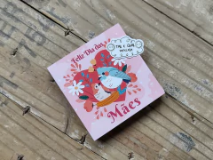 043 - Cartão com Bolso para Biscoito Bolacha Cookie Dia das mães Personalizado - (cópia)