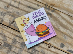 IMÃ DECORATIVO GELADEIRA DIA DO AMIGO