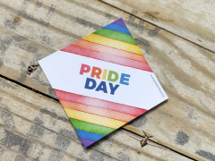 IMÃ DECORATIVO GELADEIRA DIA DO ORGULHO LGBT+