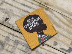 IMÃ DECORATIVO GELADEIRA DIA DA CONSCIÊNCIA NEGRA