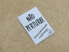 não perturbe
