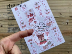 Imagen de coleção vivian - Adesivos Natal Personalizados 045 - (cópia)