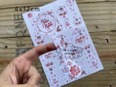 coleção vivian - Adesivos Natal Personalizados 045 - (cópia)