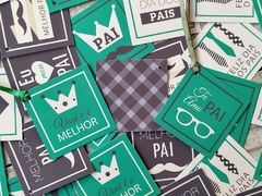 004 - Tags dia dos PAIS Personalizadas - comprar online