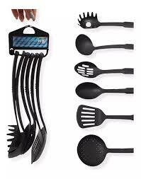 Set de seis utensilios nylon