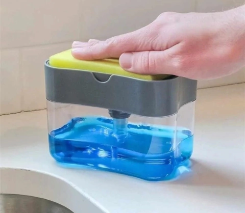 Dispenser De Detergente Con Esponja