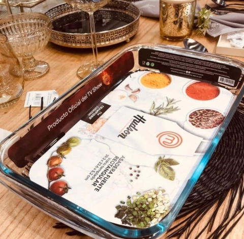 asadera de vidrio hudson apto horno y micro