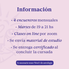 Astrología Nivel 2: La Exploración Astrológica - 2025 en internet