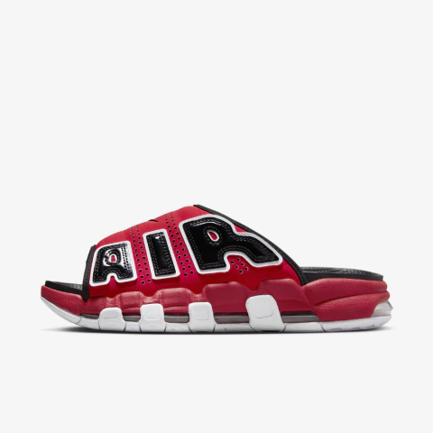 Chinelo Nike Air More Uptempo Slide 'Bulls'
