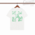 Camiseta Off-White 'Green Tracks' - Chachou Store- Referência em produtos de qualidade e preço justo