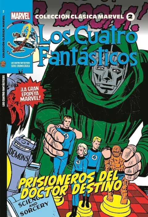 Colección Clásica Marvel Vol 02 Los Cuatro Fantásticos 1: Prisioneros del Doctor Destino - comprar online