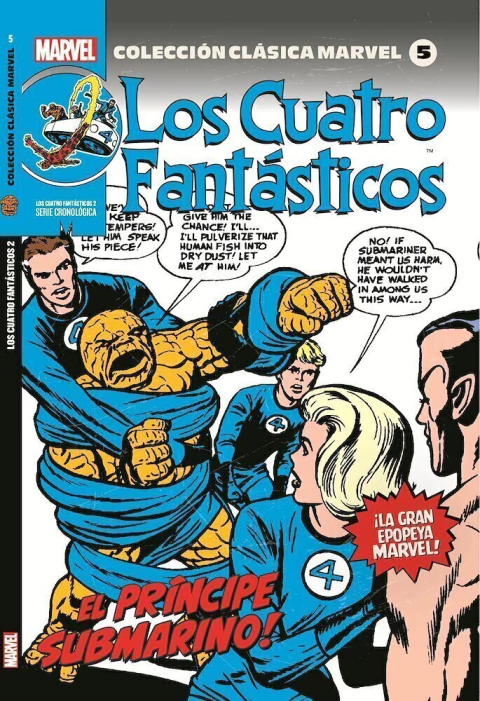 Colección Clásica Marvel Vol 05 Los Cuatro Fantásticos 2: ¡El Príncipe Submarino! - comprar online