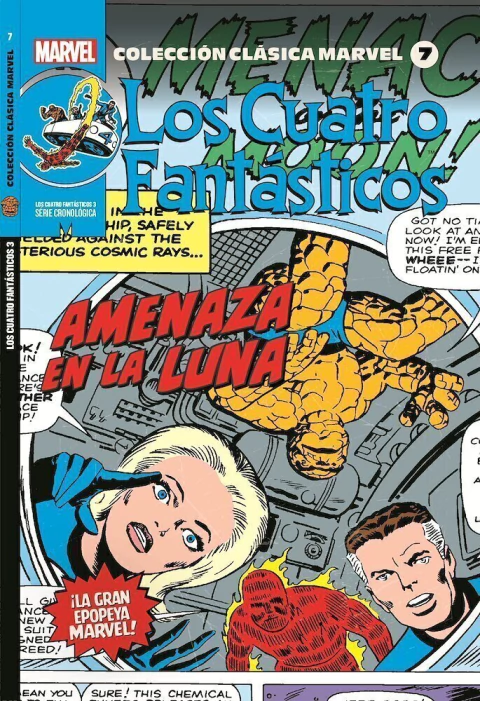 Colección Clásica Marvel Vol 07 Los Cuatro Fantásticos 3: Amenaza en la Luna - comprar online