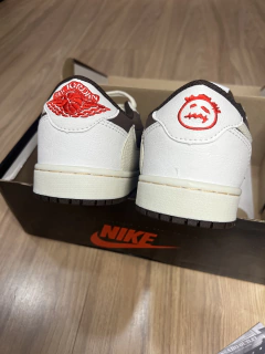 Air Jordan Low Travis Marrom Branco - Tessaro outlet