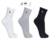 Kit Com 3 Pares De Meias Lupo Sport Cano Médio Algodão Masculina - Mega Santo Antônio