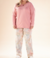 Pijama Manga Longa Plus Size - 90203 - comprar online