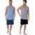 Pijama Regata com short Masculino PV confortável não P ao G3 plus não amassa 073 - loja online