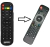 Controle remoto Para receptor Supertv Blue X