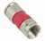 Atacado kit 10 Conector Rg59 Vermelho