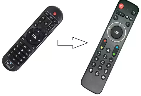 Controle Remoto Receptor Receptor TV BOX GoTV / GO TV