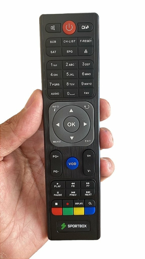 Controle remoto 100% Original Para Receptor SPORTBOX