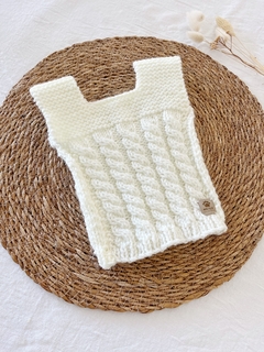 chaleco little dreams natural