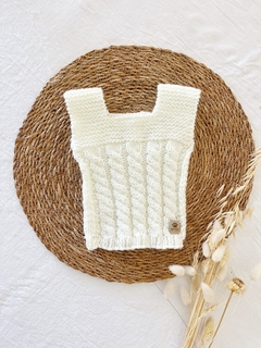 chaleco little dreams natural - comprar online