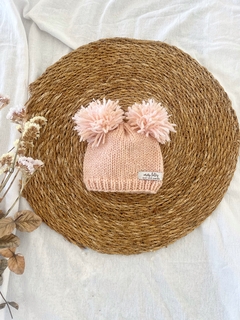 gorrito tejido rosa glam - comprar online