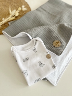 Manta Micro panal Gris London en internet