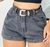 Short jeans preto vintage - comprar online