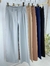 Calça pantalona detalhe frente - comprar online
