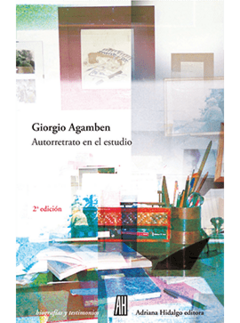 Autorretrato en el estudio, Giorgio Agamben