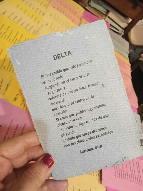 Poema Delta, Adrienne Rich