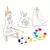 Kit Educativo de Pintura Princesas - com Cavalete em Madeira na internet