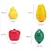 Frutas - Brinquedo Educativo em madeira maçiça - Amor de Mel Brinquedos