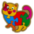 Quebra-Cabeça Artesanal Gato