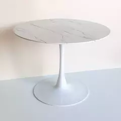 Mesa circular Tulip Simil Mármol 120 m en internet
