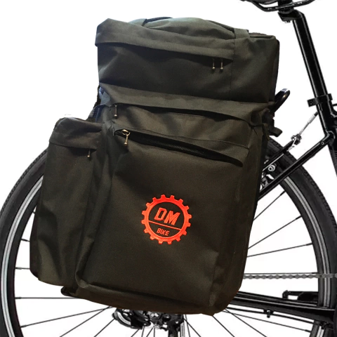 Alforja Bolso Bicicleta Monovolumen DM Bike 75 Lt Con Red en internet