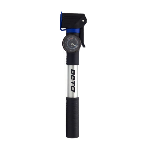 Inflador Beto Aluminio Two Way Valvula Doble C/manometro