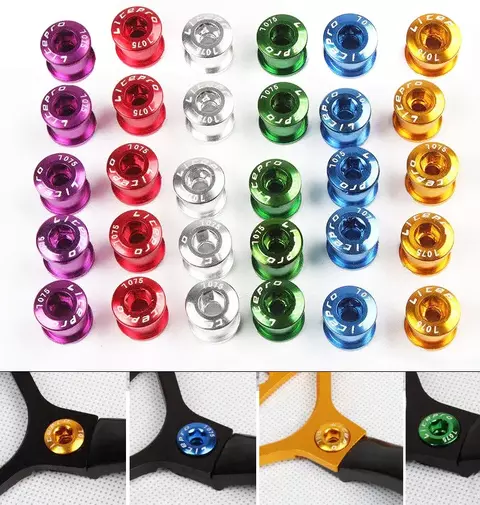 Kit de 5 Tornillos Para Monoplato M8 Litepro Aluminio 7075 - comprar online